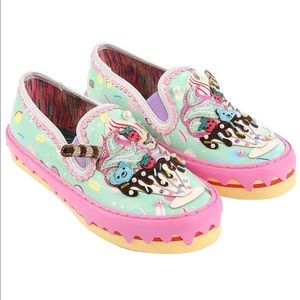 Irregular Choice Ice Queen Mint/Pink Sneakers